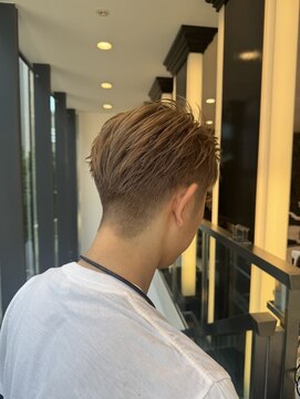 エアー 銀座タワー(AIR) メンズカット/ハイトーンカラー/ブリーチ/ミルクティー