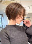 -10歳若返りショート/白髪ぼかし/30代40代/ハイライト
