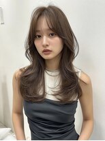 レア 渋谷(Le'a)&nbsp;【Ｌｅ’ａ】レイヤーカット　グレージュカラー　髪質改善