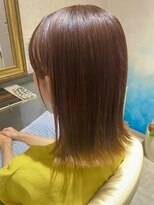 トウカ 南行徳店(TOUKA)&nbsp;ミディアムボブ/ピンクベージュ/髪質改善トリートメント[南行]