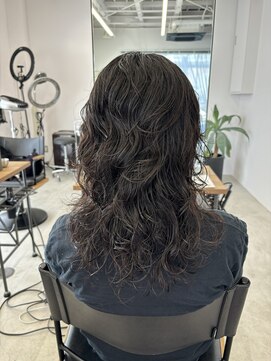 テラス トヨタ(Telasu Toyota) 朝楽5分セットのくるくる強めウルフレイヤーパーマ◎