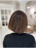 シンプルなボブ
