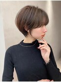 丸みショートボブ/レイヤー/20代30代40代50代/前髪/池袋