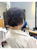 Lideeボブにふわクシュパーマ