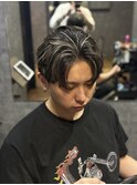 ハイライト / メンズ / センターパーマ / モテ髪 / 垢抜け