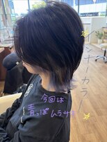 ジップ 緑店(zip)&nbsp;メンズウルフ×インナーカラー