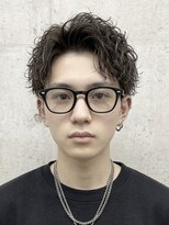 ヘッドストック 大和八木店(HEAD STOCK)&nbsp;アクティブショートかきあげセンターパートシャドウパーマメンズ