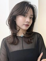 ロンドアベニール 北千住(Lond avenir)&nbsp;ダークパープル/くびれレイヤー/ミルクティーベージュ/顔周り