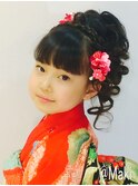 お子様のアップスタイル