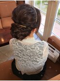 お呼ばれヘアセット