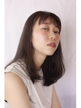 トコノバ(toconova) 透けグレージュカラー×ミディアム