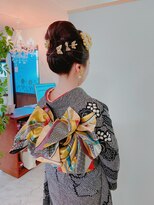 ヘアーサロン スリール(hair salon sourire)&nbsp;振袖着付け、ヘアセット