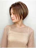 LallYou　錦糸町　韓国レイヤーカットミルクティーブラウン