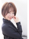 ナチュラルショートボブ
