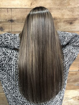 フォーク(FOLK) KASUMI 外国人風ハイライトローライト×超音波アイロン【FOLK】