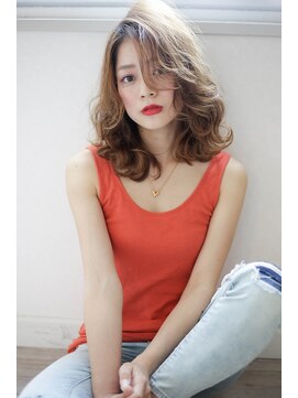 ロロネー 森ノ宮キューズモール(Lolonois) 【Lolonois森ノ宮】グラマラス透明感ミディ（藤岡なおき）