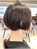 20代30代40代 人気の暗めアッシュ ショートボブ【ROJITHA】