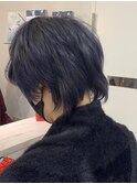 ブリーチありのパープルネイビー【タビラマユミ】