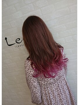 リー 天王寺(Lee) 【Lee天王寺】グラデーション×ピンク