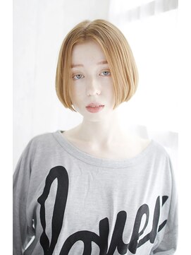 トレス プラス エヌ(TRESS+n) 20代30代40代 高めでキュッと品格ボブ 【堅田】