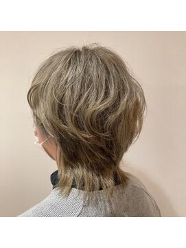 ネオヘアー 曳舟店(NEO Hair) マッシュウルフ×グレーパール