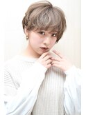 大人可愛いマッシュショート