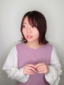 ヴァロン(VALON) ワンレン外ハネミディ