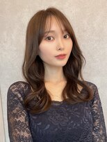 ルームバイシー 新宿(Loom. by Sea)&nbsp;シルキーベージュ/韓国風前髪/斜めバング/グレージュカラー