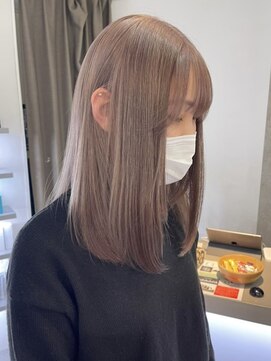 サンクプロジェクト(cinq PROJECT) ミルクティーベージュダブルカラーケアブリーチハイライト