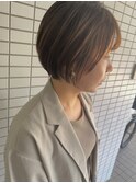 丸みショートボブ