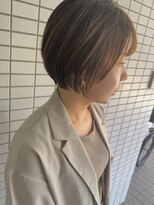 ヘアアンドスペース ベロン(hair&space velon) 丸みショートボブ