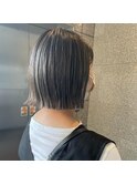 切りっぱなしミニボブ×highlight 20代30代40代