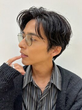 ツーダブルバイフィフス 茶屋町店(WW.. by fifth) ツイストスパイラルメンズマッシュツイストパーマツーブロック