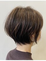 ハルキ ミナト ジャパン オオサカ(HARUKI MINATO japan OSAKA)&nbsp;小顔似合わせカットくびレイヤーエモージュ大人可愛い