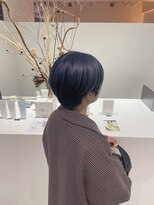 レフ(LEF)&nbsp;アンブレラヴィンテージブルー/ダブルカラー/ケアブリーチ