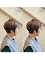 ハルキ ミナト ジャパン オオサカ(HARUKI MINATO japan OSAKA)&nbsp;白髪ぼかしハイライトベージュカラーコンパクトショート