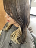 ヘアメイク コモレビ(hairmake komorebi) 【菅原淳之介】色落ちしないイヤリングカラー [デザインカラー]