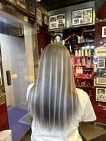 グリッツ (GLITZ) グレーシルバー×ホワイトエクステ10本