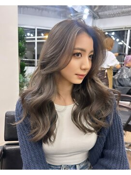 ピープスアンドスー 表参道 渋谷(Peeps&Suu.) 透明感カラー/ブリーチ無しグレージュ/アディクシーカラー