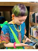 刈り上げマッシュショート/刈り上げショート/デザインカラー