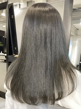 メゾンアクア 表参道(Maison ACQUA) ◎ブリーチなし透明感カラーオリーブベージュアッシュグレージュ