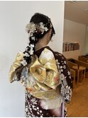 成人式編みおろし