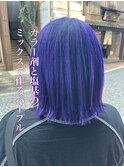 ブリーチ　塩基カラー