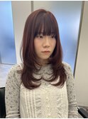 赤髪×レイヤーカット【町田】