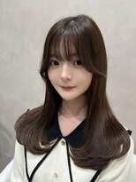 ロンド リリー 銀座(Lond Lily)&nbsp;髪質改善縮毛矯正レイヤーカット顔周り前髪韓国ミニウルフ/銀座