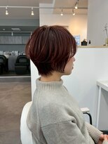 アルトル 池袋(altru)&nbsp;大人可愛い骨格補正ひし形ショート【ホワイトグレージュ】元重