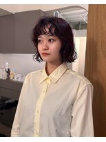 ユー セント(yew scent)&nbsp;前髪カット×パーマ×ボブヘア×簡単スタイリング