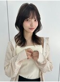 大人可愛い大人美人くすみカラーアッシュグレーベージュ
