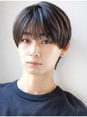 シースルーマッシュフェザーパーマニュアンスパーマ韓国マッシュ