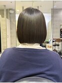 切りっぱなしボブ